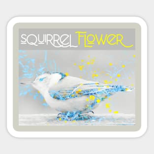 SQUIRREL FLOWER Sticker